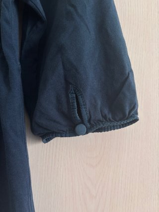 Blusa Massimo Dutti bordada azul marino Talla S