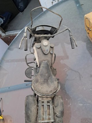 Moto Decorativa Estilo Harley Cruiser