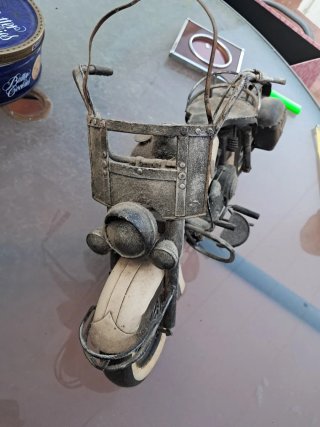 Moto Decorativa Estilo Harley Cruiser
