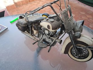 Moto Decorativa Estilo Harley Cruiser