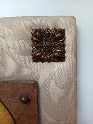 Cuadro Vintage Virgen con Niño sobre madera