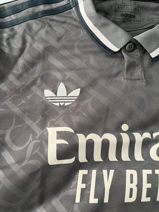 Camiseta Real Madrid Adidas Marrón/Gris