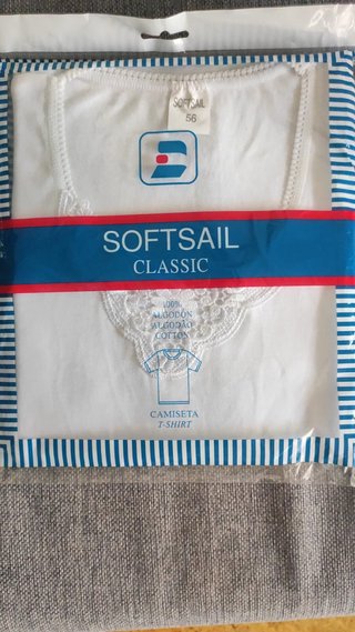 Camiseta interior SOFTSAIL algodón manga corta