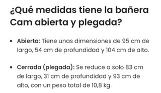 Bañera cambiador bebé plegable