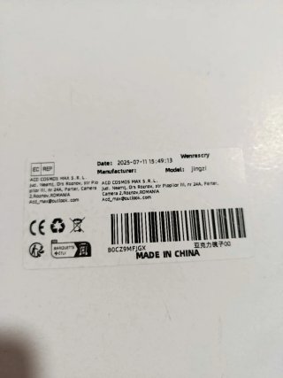 Pack de 4 espejo autoadhesivo plateado