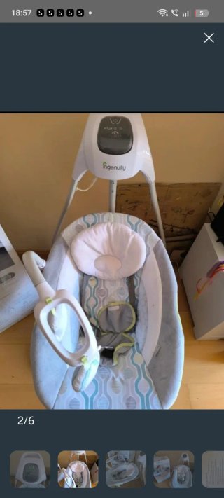 Hamaca para bebé como nueva