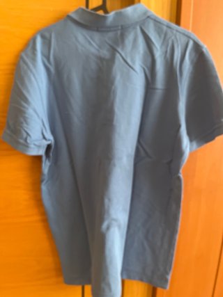 Polo Purificación García azul talla L
