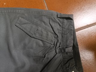 Pantaloni militari uomo grigio