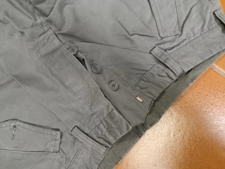 Pantaloni militari uomo grigio