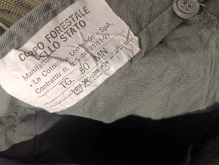 Pantaloni militari uomo grigio