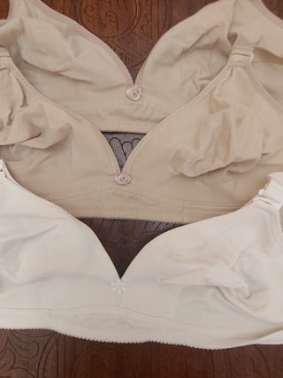 Lote Sujetadores Lactancia Beige y Blanco