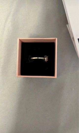 Anillo Pandora Corazón Elevado Plata