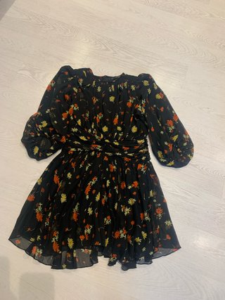 Vestido vaporoso estampado floral