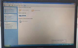 Portátil Toshiba Satellite A110-119 con WinXP