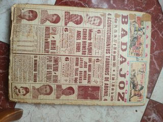 Cartel Taurino Antiguo Badajoz 1981