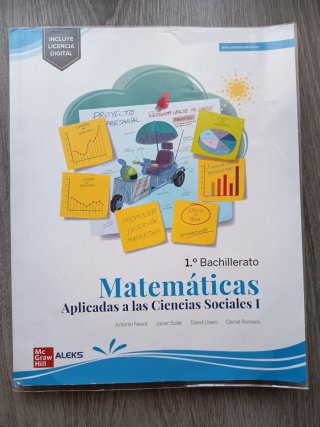 Libros 1° Bachillerato Mate, Filosofia, Economía