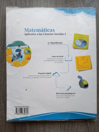 Libros 1° Bachillerato Mate, Filosofia, Economía