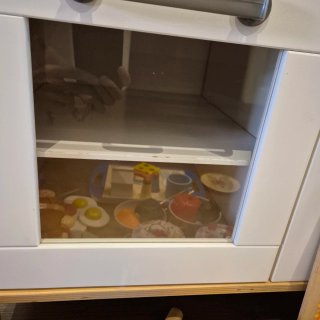 Cocina de juguete con accesorios