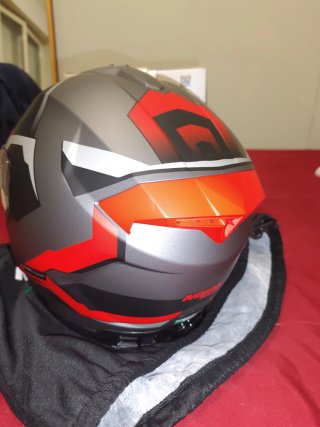 Casco Nolan N80 Wanted Nero Rosso Taglia XL