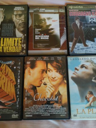 Lote 6 Películas DVD