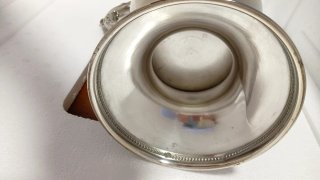 Jarra Antigua de Servicio Estilo Imperio  Alpaca