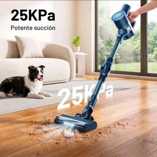 Aspiradora Inalámbrica Azul y Gris W400