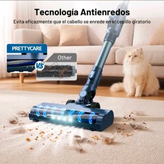 Aspiradora Inalámbrica Azul y Gris W400