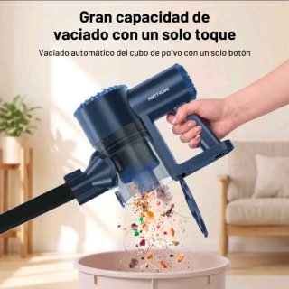 Aspiradora Inalámbrica Azul y Gris W400
