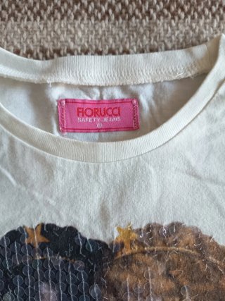Camiseta Fiorucci Vintage Ángeles Multicolor