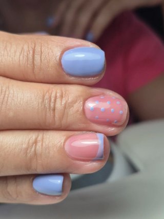 Manicura Semipermanente con Nivelación Base Rubber