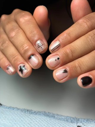 Manicura Semipermanente con Nivelación Base Rubber