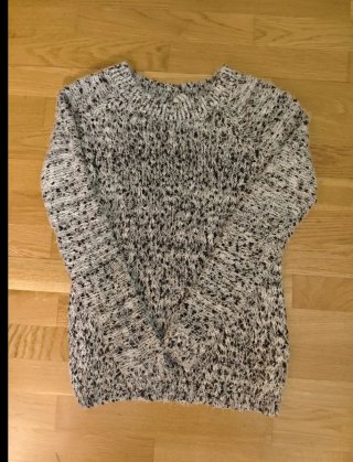 Jersey Stradivarius gris y negro