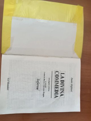 Libro. La divina commedia. Inferno.