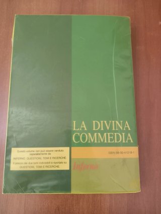 Libro. La divina commedia. Inferno.