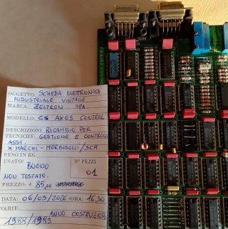 Scheda Controllo CS-AXES Vintage