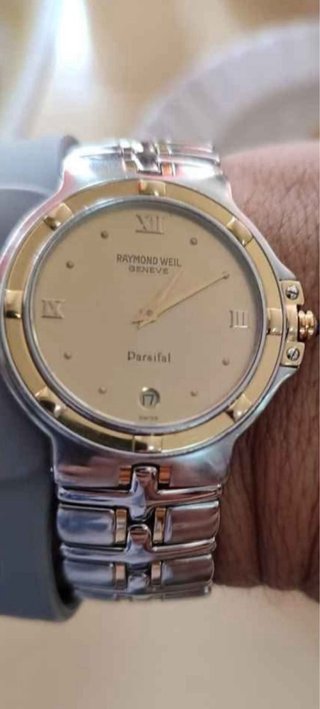Reloj Raymond Weil Acero y Oro Zafiro
