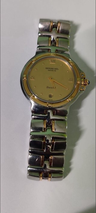 Reloj Raymond Weil Acero y Oro Zafiro