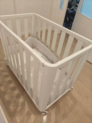 Mini cuna Doco Cotinfan con colchón y nórdico