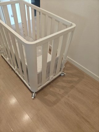 Mini cuna Doco Cotinfan con colchón y nórdico