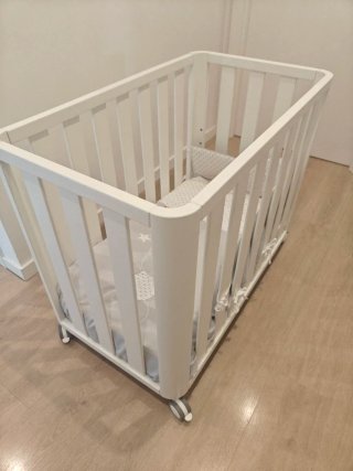 Mini cuna Doco Cotinfan con colchón y nórdico