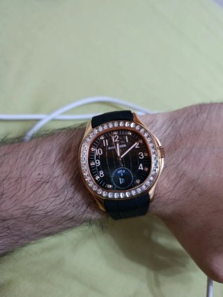 Reloj Reef Tiger Oro Rosa y Negro 40mm