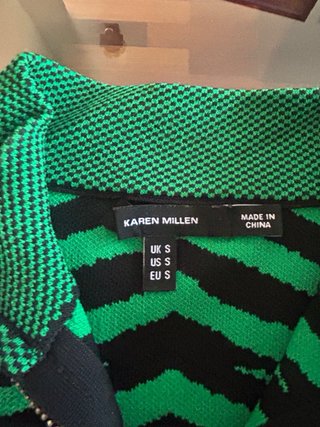 Jersey cremallera Karen Millen cebra