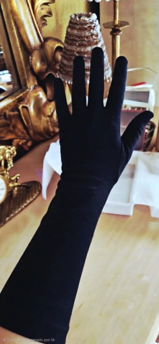 Guantes largos negros nuevos a estrenar