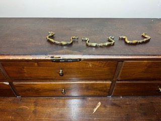 Escritorio Secreter Madera Caoba