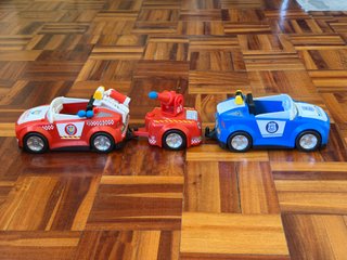 Pin y Pon Action Camión Policía y Accesorios