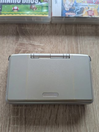 Nintendo DS Fat Gris + 4 Juegos