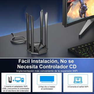 Adaptador WiFi USB NEWFAST Nuevo