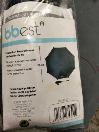 Sombrilla Universal Bbest para cochecito