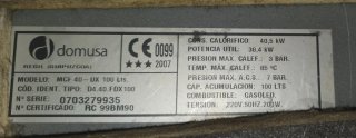 Caldera gasoil + depósito 1000l