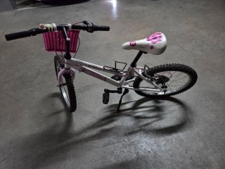 Bicicleta infantil rosa 20 pulgadas
